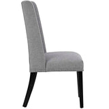 Baron Dining Chair Fabric Set of 4 - Elegant Heritage Style & Nailhead Trim