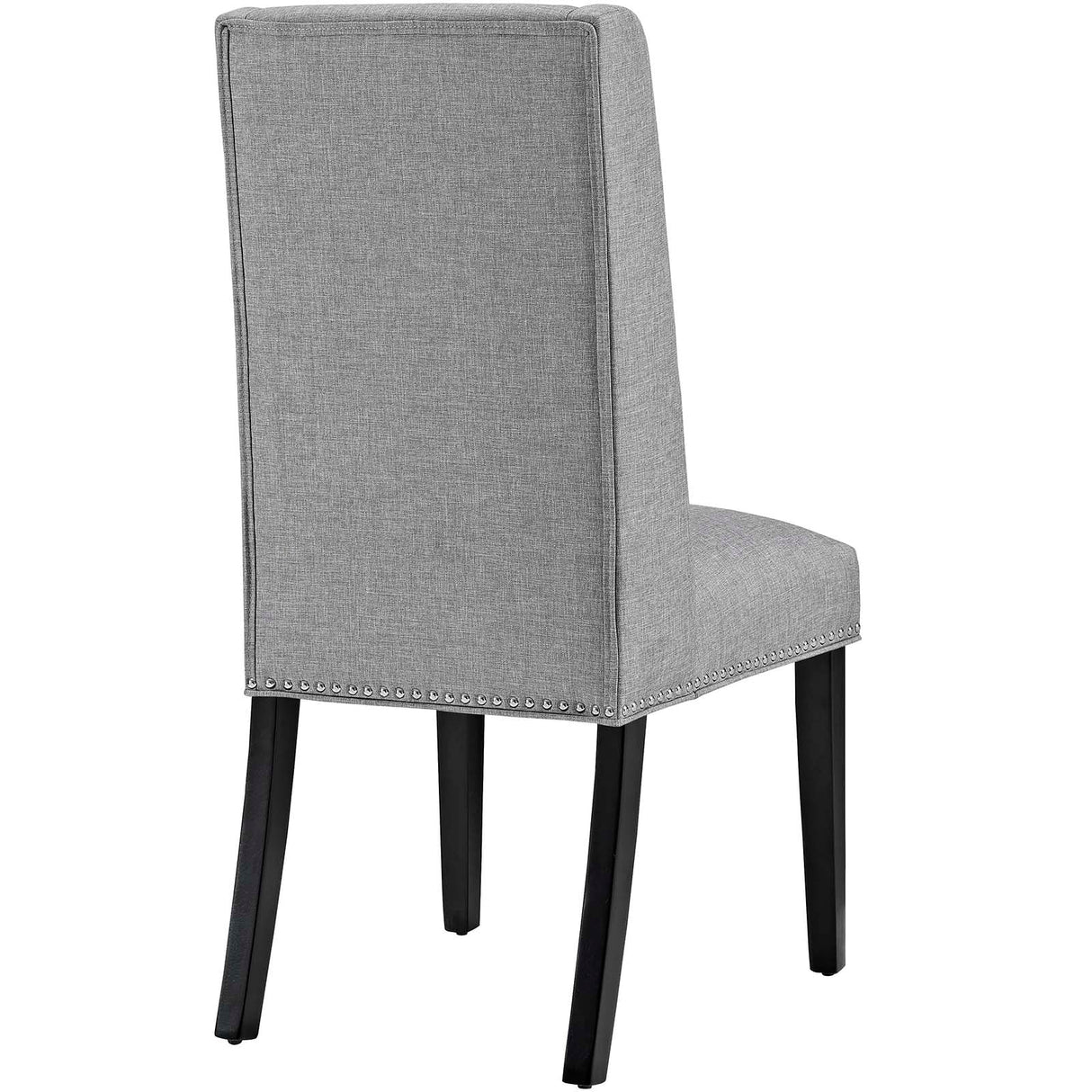 Baron Dining Chair Fabric Set of 4 - Elegant Heritage Style & Nailhead Trim