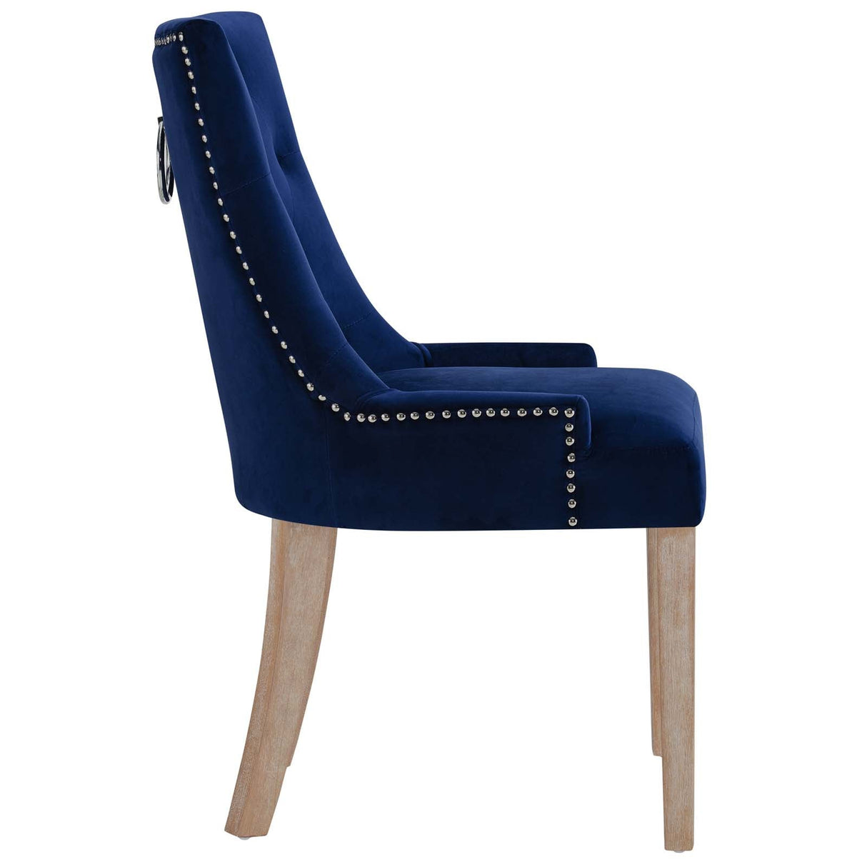 Pose Dining Chair Performance Velvet Set of 4 - Modern Farmhouse & Stain-Resistant