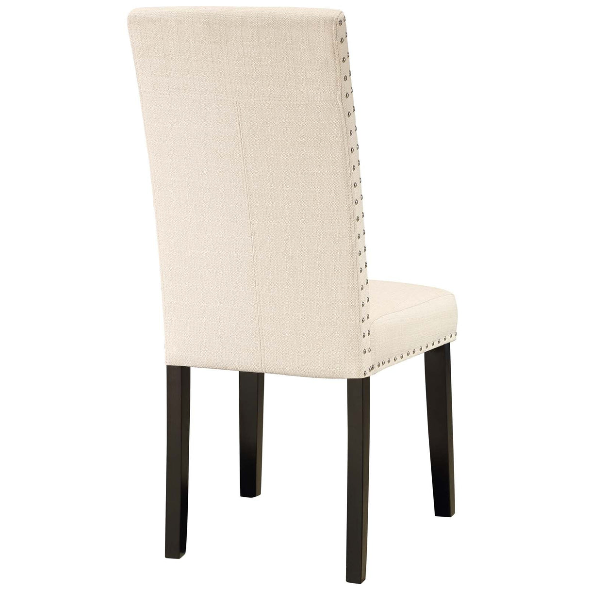 Parcel Dining Side Chair Fabric Set of 4 - Transitional Elegance & Nailhead Trim