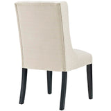 Baronet Upholstered Fabric Dining Chair Set of 4 - French Vintage & Button-Tufted Elegance