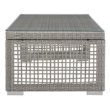 Aura 6 Piece Outdoor Patio Wicker Rattan Set - Modern Coastal & Weather-Resistant Sectional