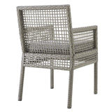 Aura 7 Piece Outdoor Patio Wicker Rattan Set - Modern Coastal & Weather-Resistant