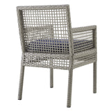 Aura 7 Piece Outdoor Patio Wicker Rattan Set - Modern Coastal & Weather-Resistant