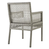 Aura 7 Piece Outdoor Patio Wicker Rattan Set - Modern Coastal & Weather-Resistant