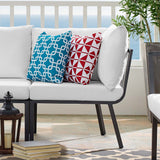 Riverside Outdoor Patio Aluminum Corner Chair - Coastal Modern & Modular Sectional Component