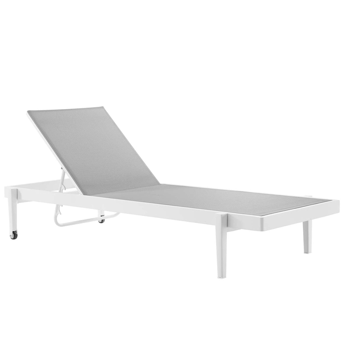 Charleston Outdoor Patio Chaise Lounge Chair - Modern Minimalist & Weather-Resistant