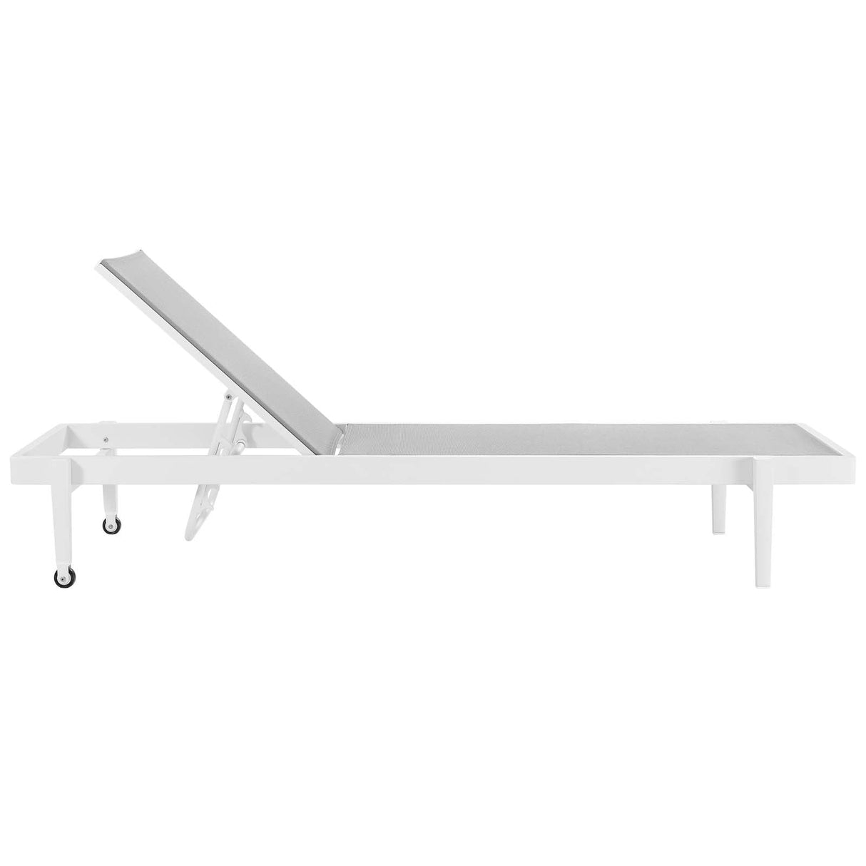 Charleston Outdoor Patio Chaise Lounge Chair - Modern Minimalist & Weather-Resistant