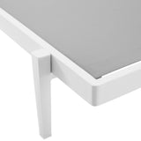 Charleston Outdoor Patio Chaise Lounge Chair - Modern Minimalist & Weather-Resistant