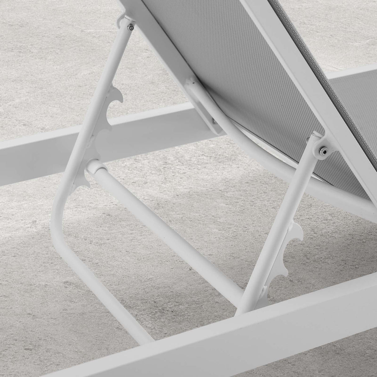 Charleston Outdoor Patio Chaise Lounge Chair - Modern Minimalist & Weather-Resistant