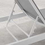 Charleston Outdoor Patio Chaise Lounge Chair - Modern Minimalist & Weather-Resistant
