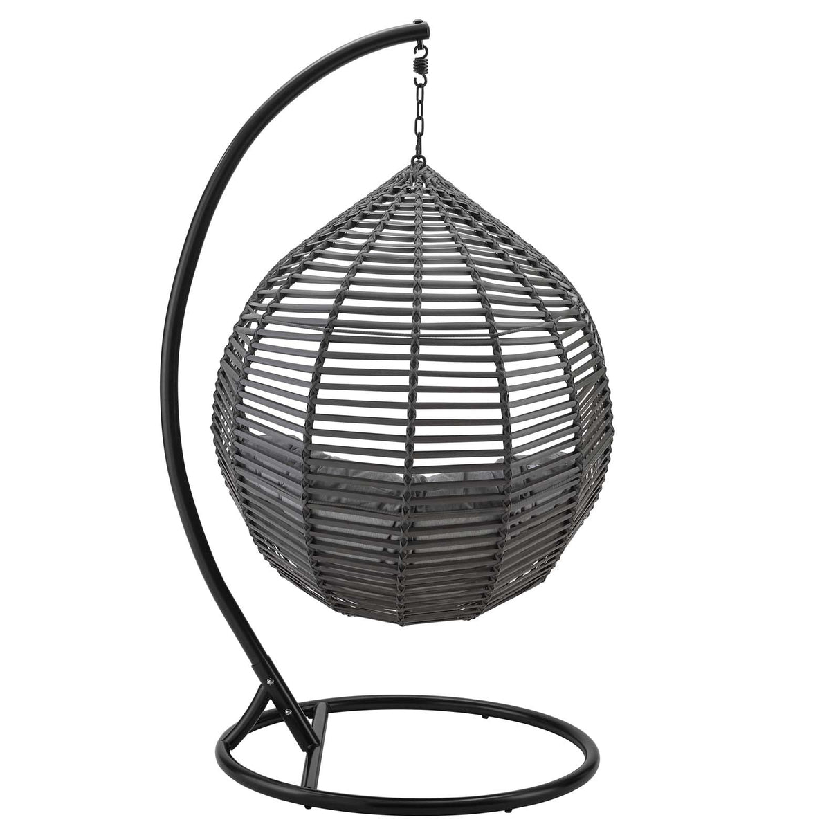 Garner Teardrop Outdoor Patio Swing Chair - Modern Boho & Weather-Resistant