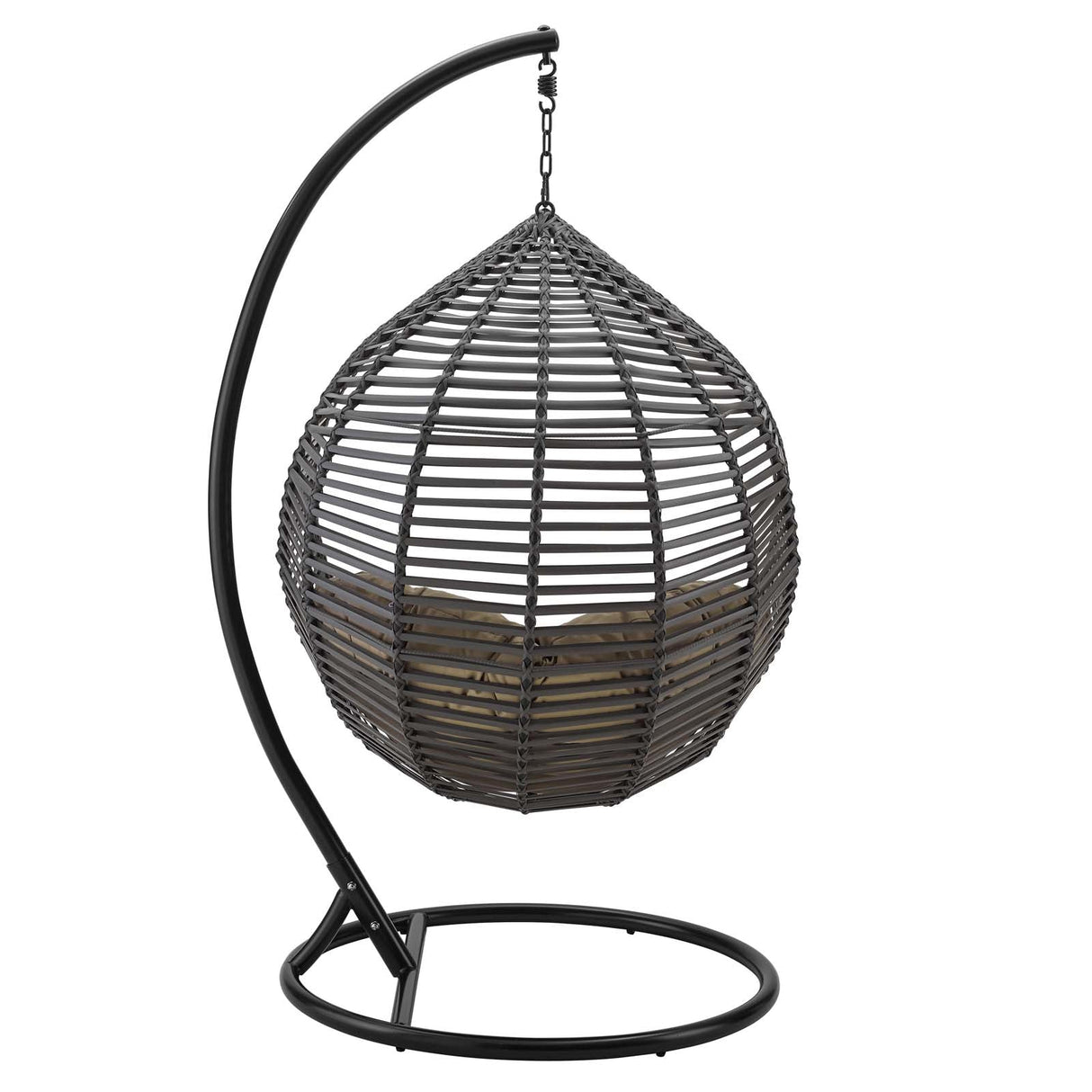 Garner Teardrop Outdoor Patio Swing Chair - Modern Boho & Weather-Resistant