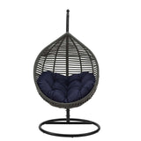 Garner Teardrop Outdoor Patio Swing Chair - Modern Boho & Weather-Resistant