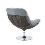 Brighton Wicker Rattan Outdoor Patio Swivel Lounge Chair - Modern Coastal & 360-Degree Motion