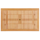 Hatteras 59" Rectangle Outdoor Patio Eucalyptus Wood Dining Table - Modern Coastal & Weather-Resistant