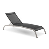 Savannah Mesh Chaise Outdoor Patio Aluminum Lounge Chair - Vintage Glamour & Weather-Resistant