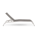 Savannah Mesh Chaise Outdoor Patio Aluminum Lounge Chair - Vintage Glamour & Weather-Resistant