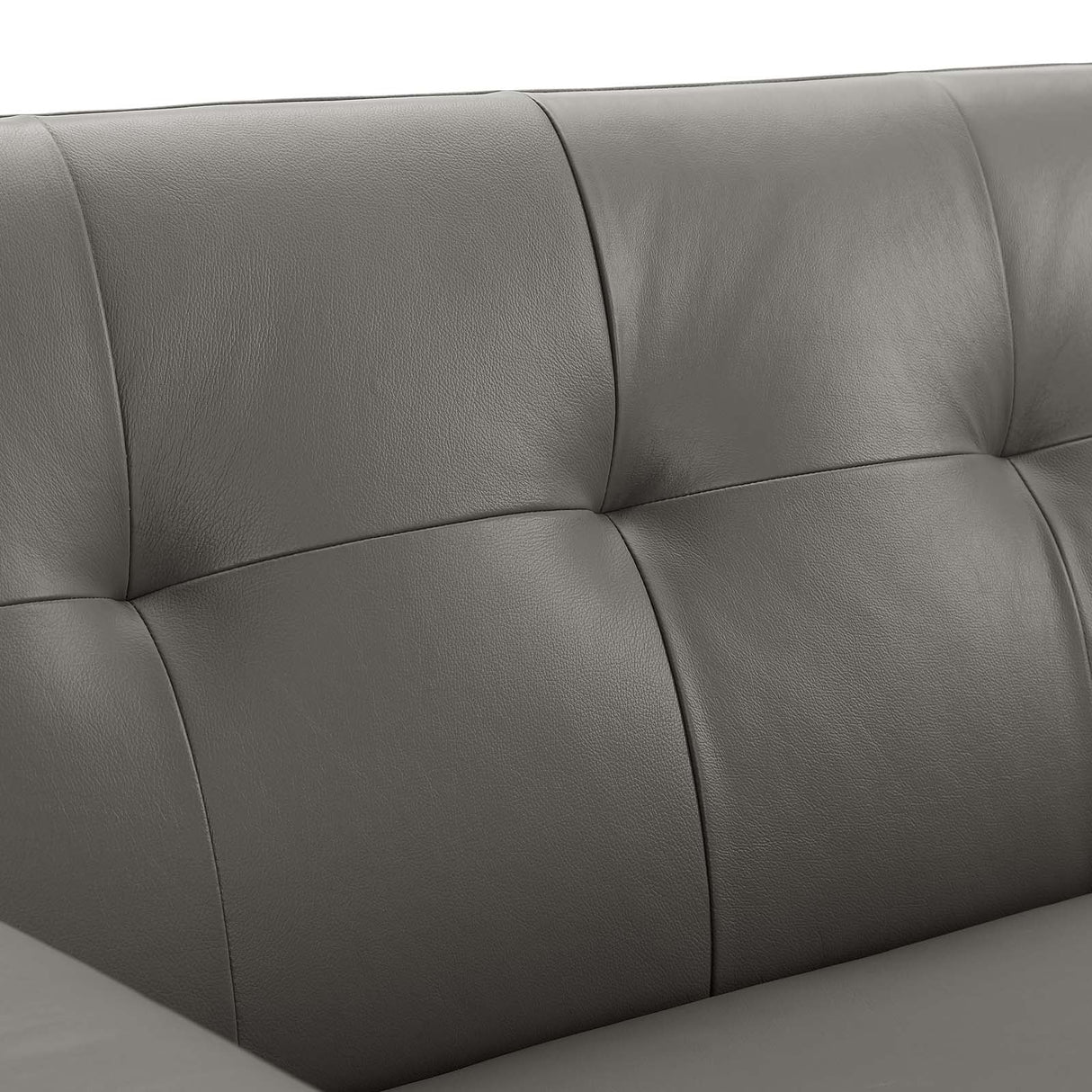 Engage Top-Grain Leather Living Room Lounge Sofa - Mid-Century Modern & Premium Seating