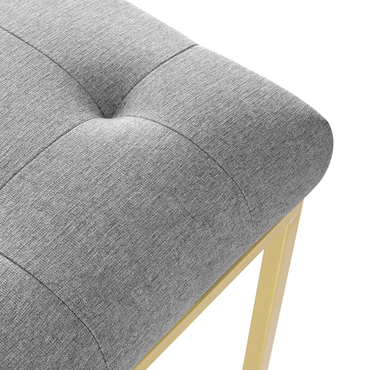 Privy Gold Stainless Steel Upholstered Fabric Dining Accent Chair - Glam Deco & Gold Geometric Base