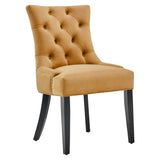Regent Tufted Performance Velvet Dining Side Chairs - Set of 2 - French Vintage & Stain-Resistant