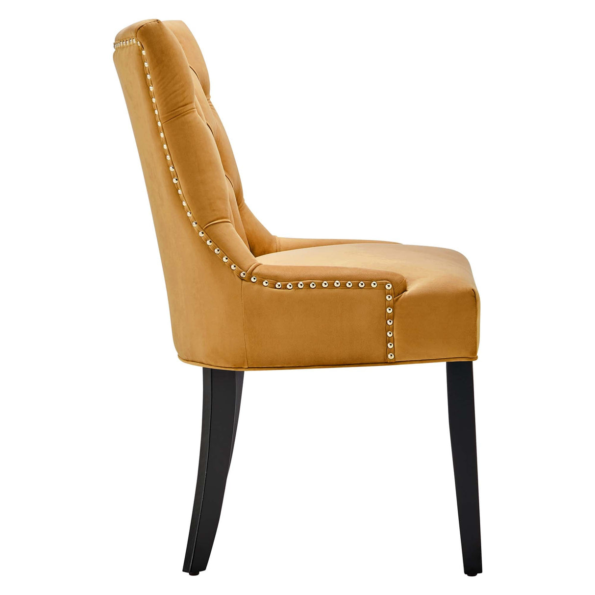 Regent Tufted Performance Velvet Dining Side Chairs - Set of 2 - French Vintage & Stain-Resistant