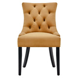 Regent Tufted Performance Velvet Dining Side Chairs - Set of 2 - French Vintage & Stain-Resistant