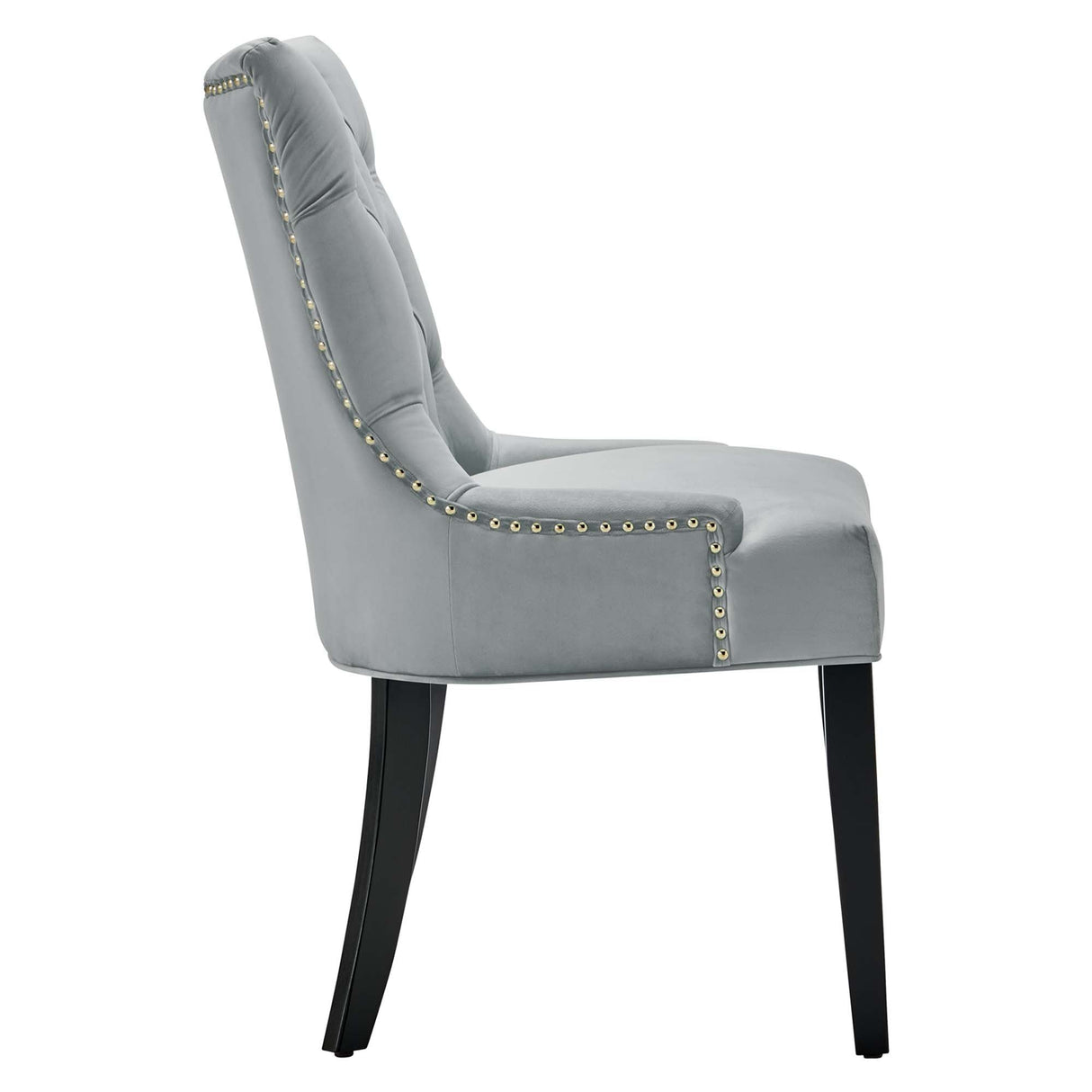 Regent Tufted Performance Velvet Dining Side Chairs - Set of 2 - French Vintage & Stain-Resistant