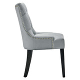 Regent Tufted Performance Velvet Dining Side Chairs - Set of 2 - French Vintage & Stain-Resistant