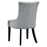 Regent Tufted Performance Velvet Dining Side Chairs - Set of 2 - French Vintage & Stain-Resistant