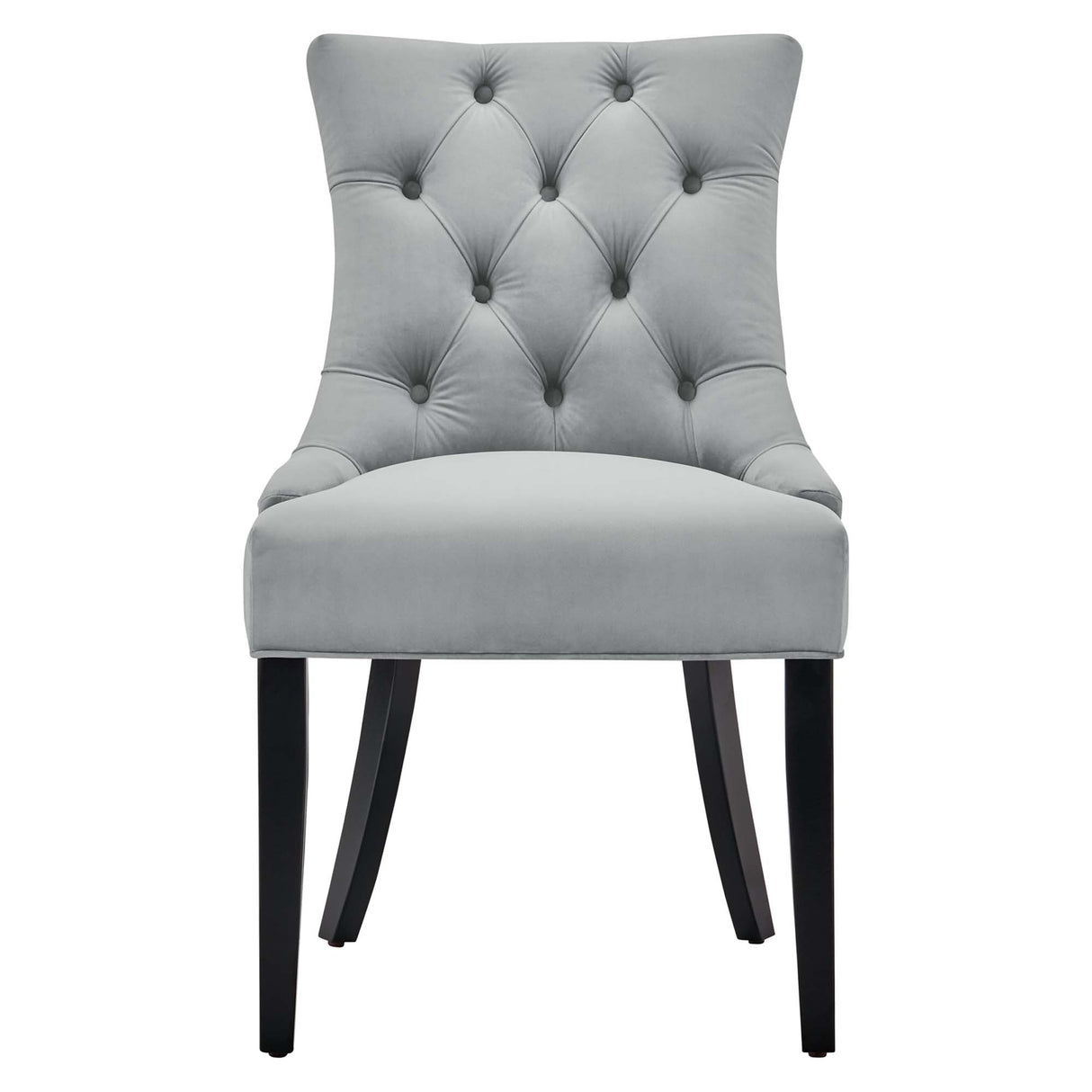 Regent Tufted Performance Velvet Dining Side Chairs - Set of 2 - French Vintage & Stain-Resistant