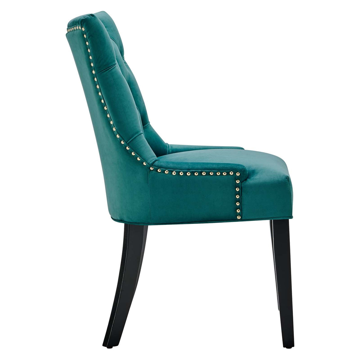 Regent Tufted Performance Velvet Dining Side Chairs - Set of 2 - French Vintage & Stain-Resistant