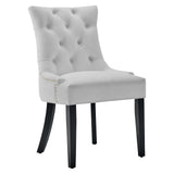 Regent Tufted Performance Velvet Dining Side Chairs - Set of 2 - French Vintage & Stain-Resistant