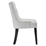 Regent Tufted Performance Velvet Dining Side Chairs - Set of 2 - French Vintage & Stain-Resistant