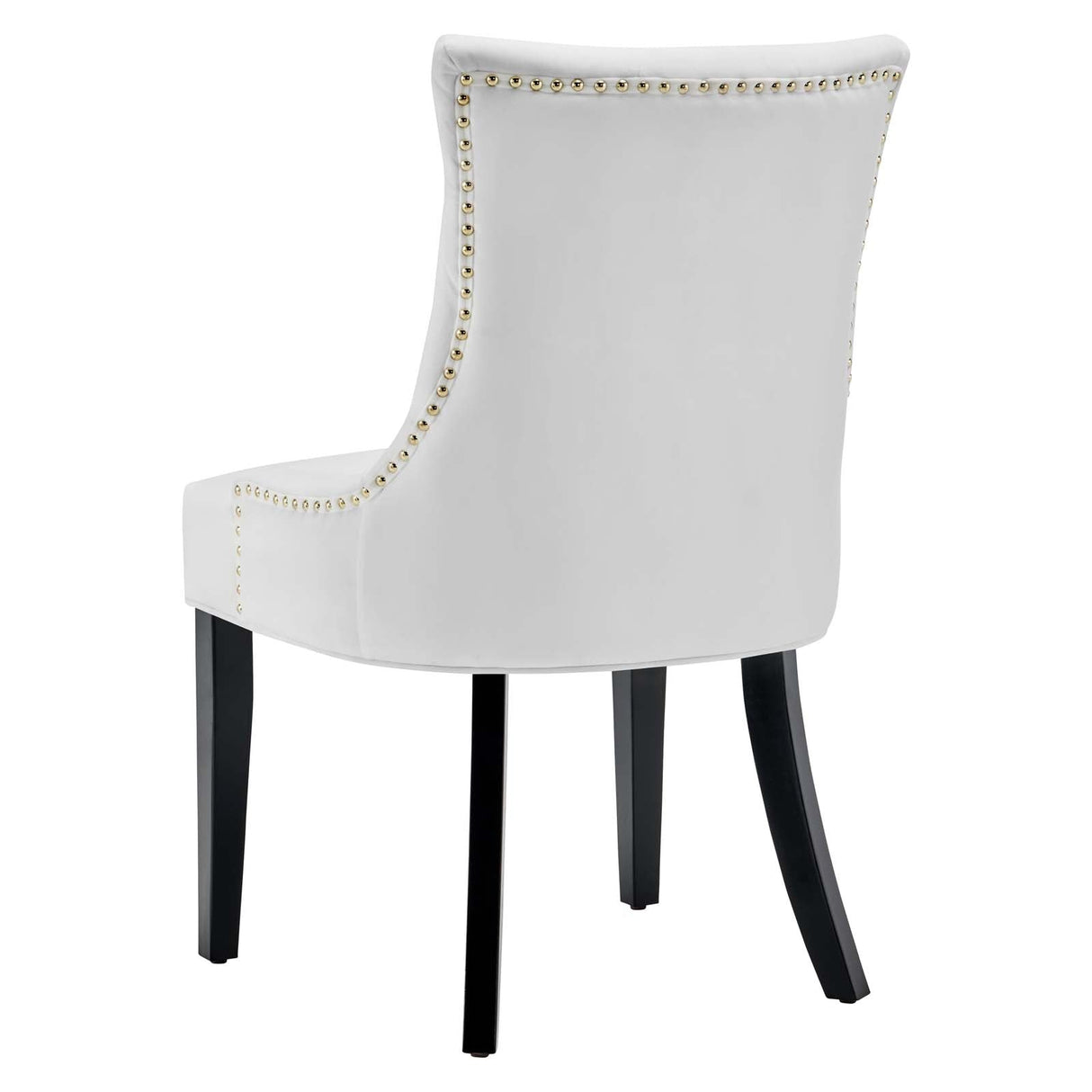 Regent Tufted Performance Velvet Dining Side Chairs - Set of 2 - French Vintage & Stain-Resistant