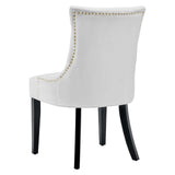 Regent Tufted Performance Velvet Dining Side Chairs - Set of 2 - French Vintage & Stain-Resistant
