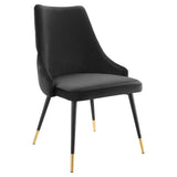 Adorn Tufted Performance Velvet Dining Side Chair - Glam Deco & Stain-Resistant