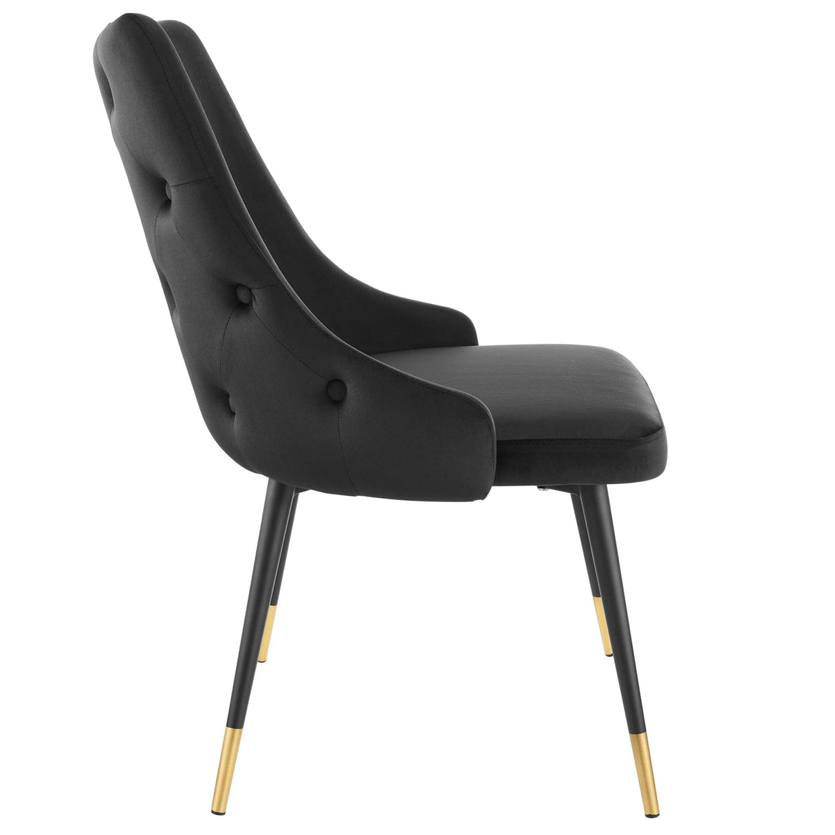 Adorn Tufted Performance Velvet Dining Side Chair - Glam Deco & Stain-Resistant