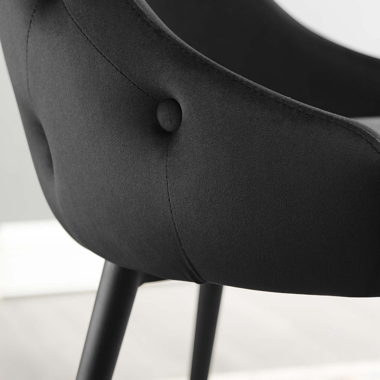 Adorn Tufted Performance Velvet Dining Side Chair - Glam Deco & Stain-Resistant
