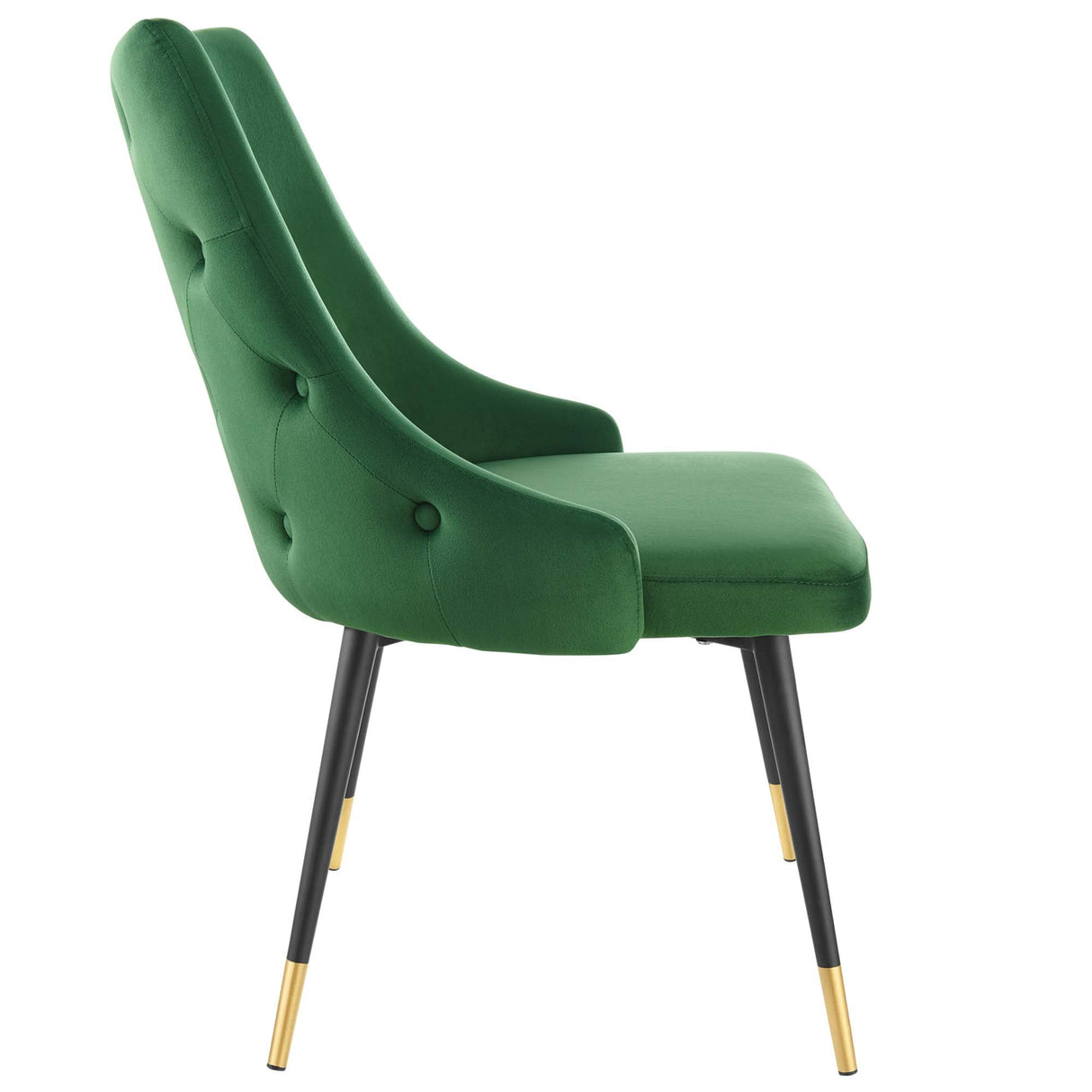 Adorn Tufted Performance Velvet Dining Side Chair - Glam Deco & Stain-Resistant