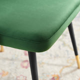 Adorn Tufted Performance Velvet Dining Side Chair - Glam Deco & Stain-Resistant