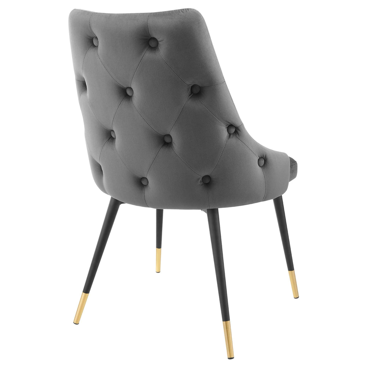 Adorn Tufted Performance Velvet Dining Side Chair - Glam Deco & Stain-Resistant