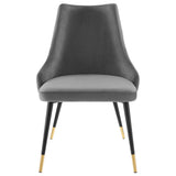 Adorn Tufted Performance Velvet Dining Side Chair - Glam Deco & Stain-Resistant