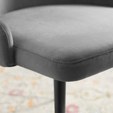 Adorn Tufted Performance Velvet Dining Side Chair - Glam Deco & Stain-Resistant