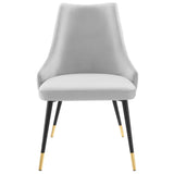 Adorn Tufted Performance Velvet Dining Side Chair - Glam Deco & Stain-Resistant