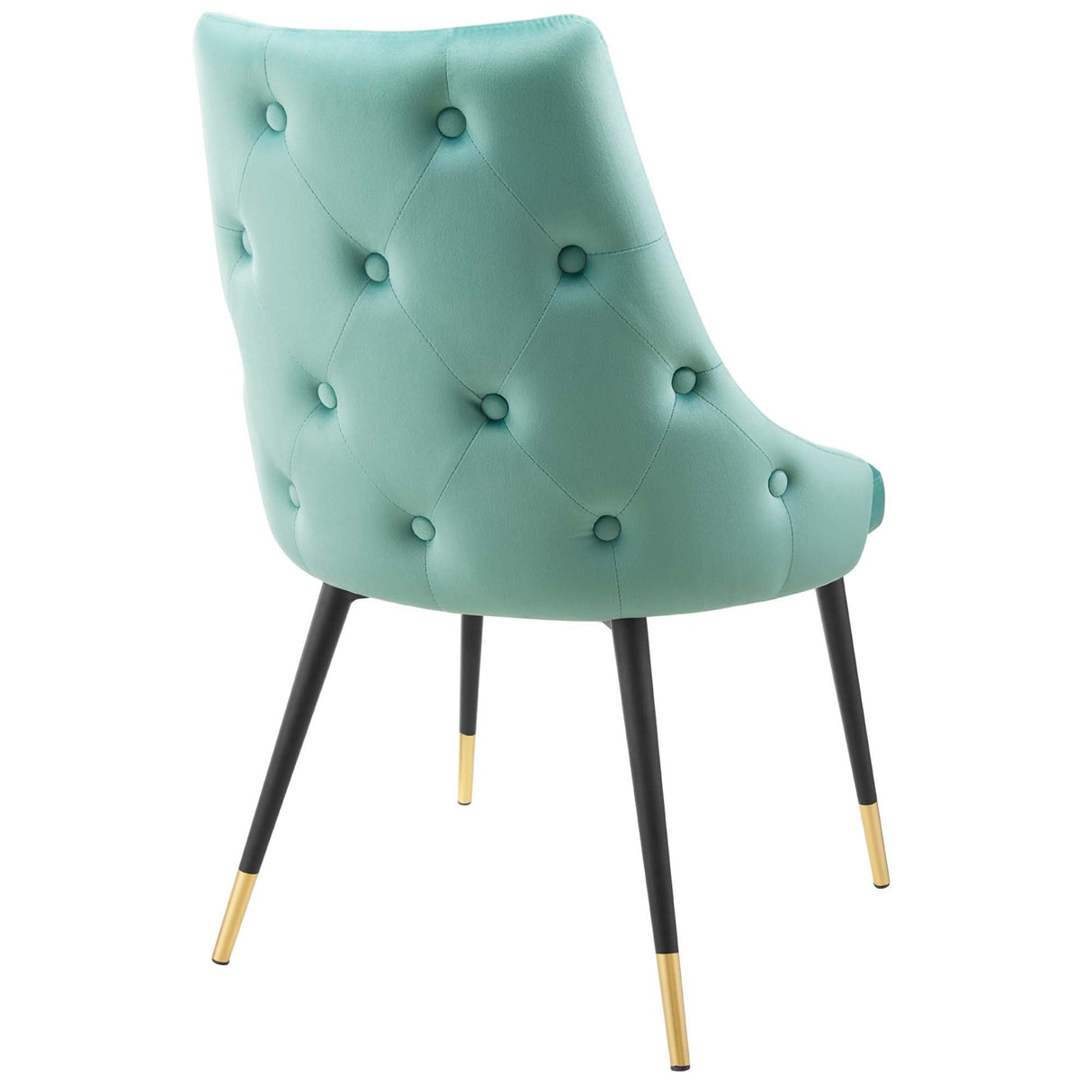 Adorn Tufted Performance Velvet Dining Side Chair - Glam Deco & Stain-Resistant