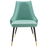 Adorn Tufted Performance Velvet Dining Side Chair - Glam Deco & Stain-Resistant