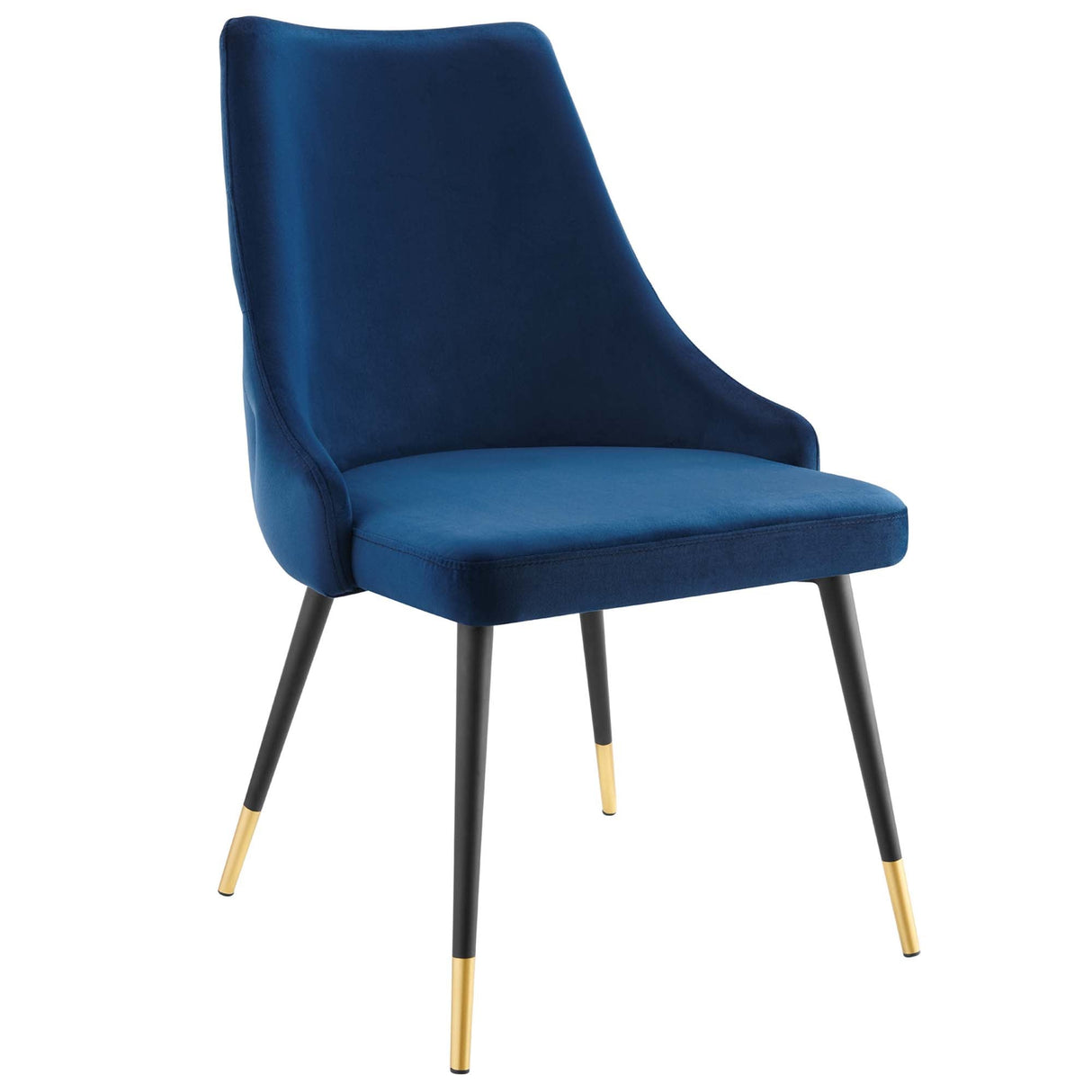 Adorn Tufted Performance Velvet Dining Side Chair - Glam Deco & Stain-Resistant