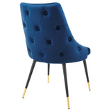Adorn Tufted Performance Velvet Dining Side Chair - Glam Deco & Stain-Resistant