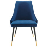 Adorn Tufted Performance Velvet Dining Side Chair - Glam Deco & Stain-Resistant